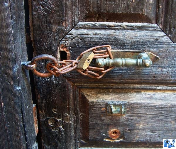 locked door